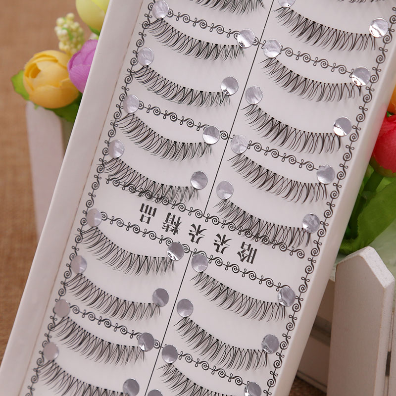 鱼线细梗手工10对装化妆师专用