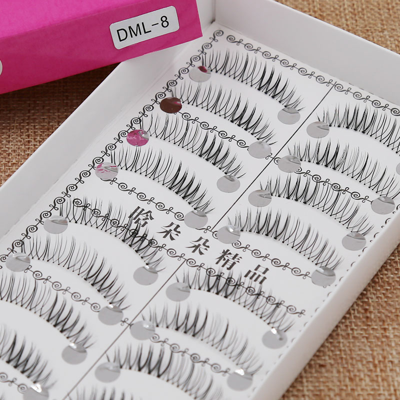 磨尖假睫毛自然逼真裸妆