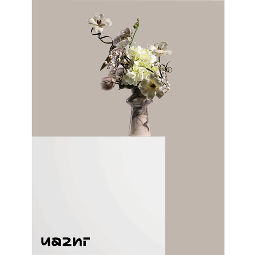 花小只复古大理石仿真桌花