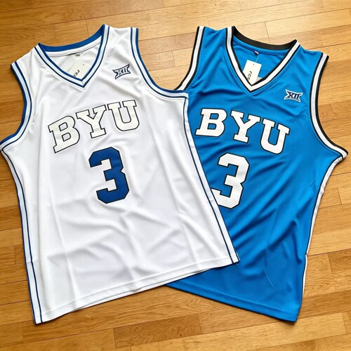 3号迪班萨杨百翰大学球衣 Dybantsa NCAA队服 美式速干篮球服背心