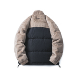 原B429山一商店-234YR04235金貂毛拼接羽绒服新标90绒P285-K428，男装羽绒服，电商S003