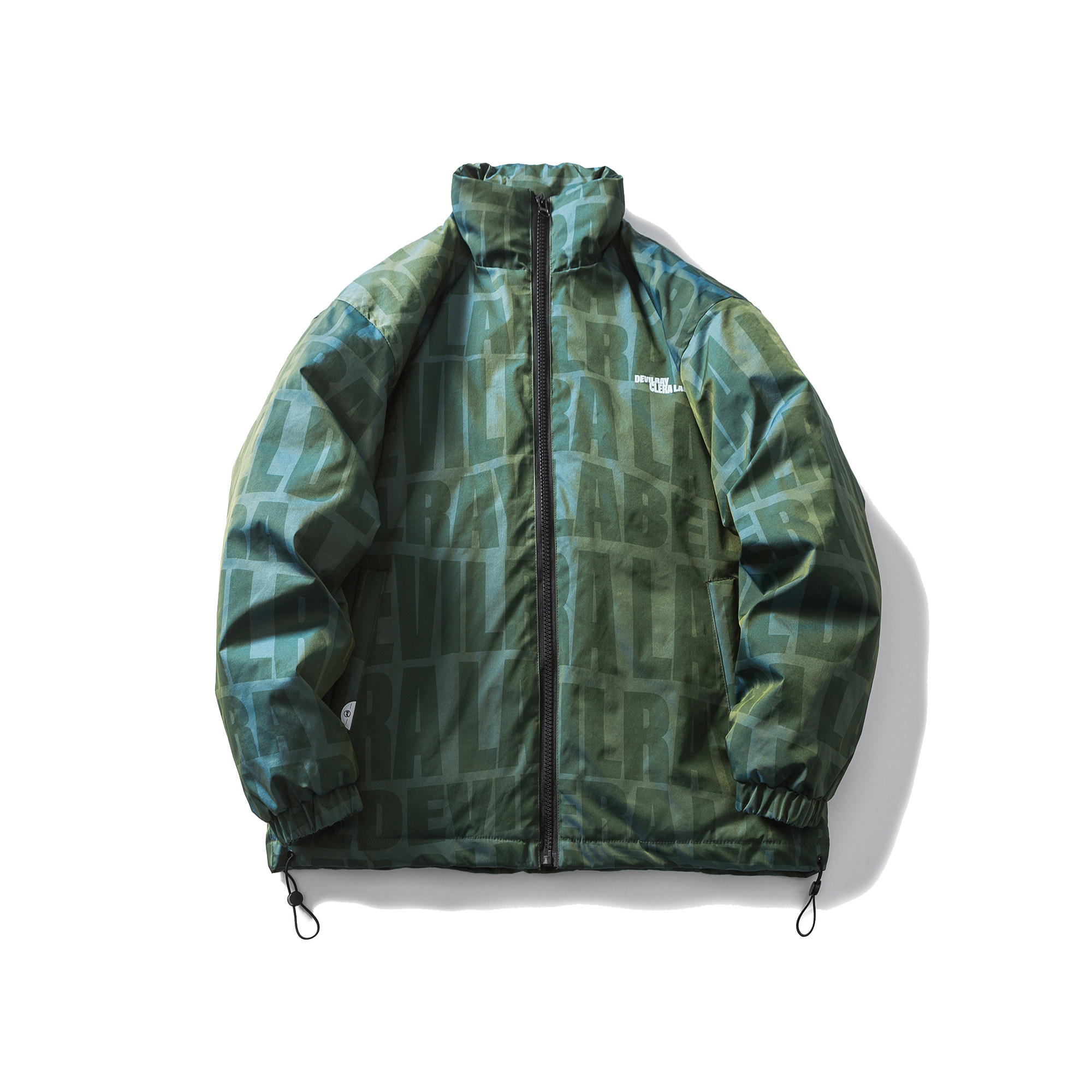 DEVILRAY山一2025冬季变色龙满印字母羽绒服--YR246/P260358，男装羽绒服，电商S003