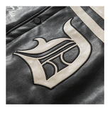 DEVILRAY山一2025冬哥特字母拼色机车棉服MY378-P195控288，男装棉衣，电商S003