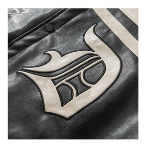 DEVILRAY山一2025冬 哥特字母拼色机车棉服MY378-P195控288图片