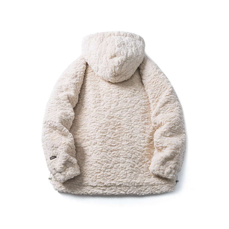 原B429山一商店-234MY07231兔毛绒刺绣连帽棉服P200-K268,男装棉衣,电商S003