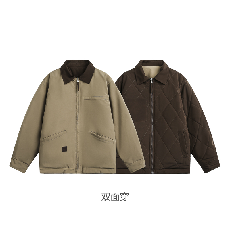 山一商店254MY09232双面穿巴恩风卡哈特棉服P190K278，男装棉衣，电商S003
