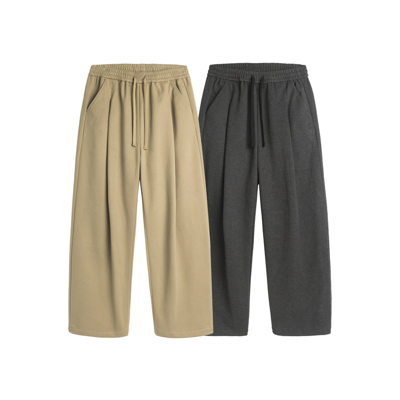 NR-243CK13131针织呢料宽松直筒质感休闲西裤P85-K118秋季新，男装西裤，电商S003