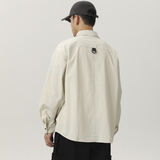山一商店243CS09205美拉德系防水机能口袋长袖衬衫P85K118秋季，男装衬衫，电商S003