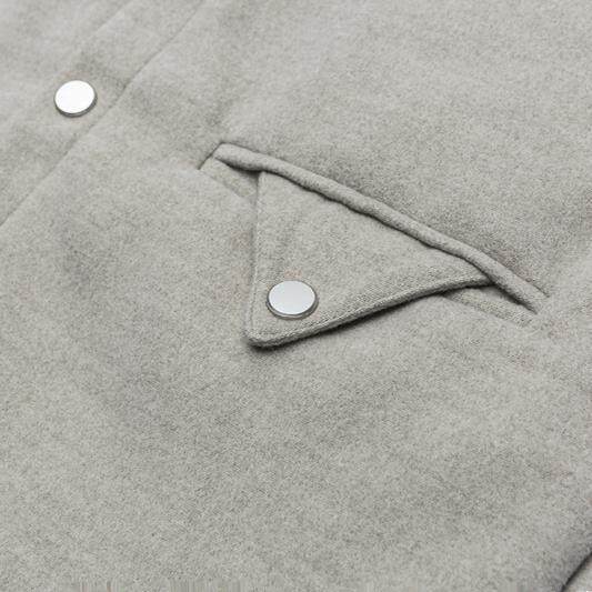 NR24冬新244YR07160高端呢料衬衫版羽绒服90白鸭绒P255K378,男装衬衫,电商S003