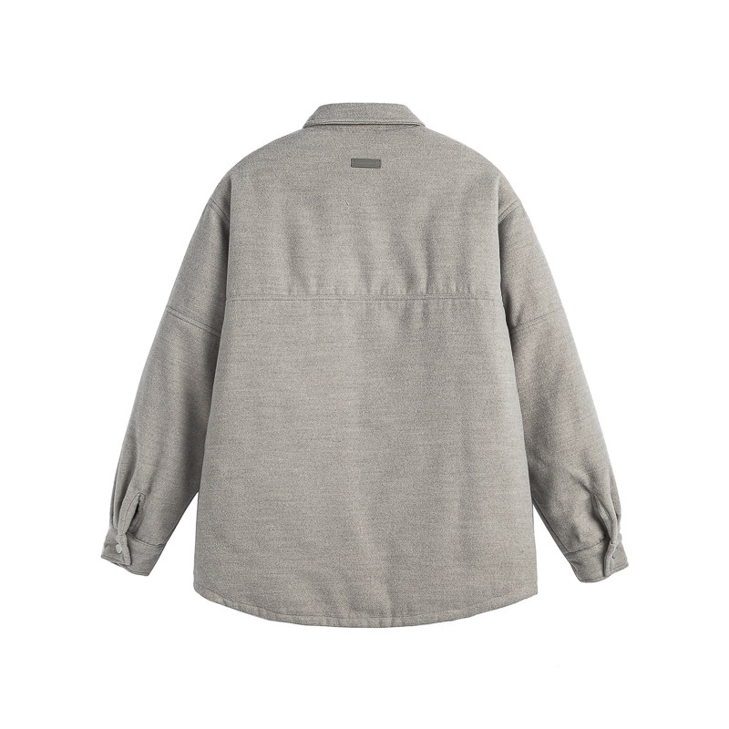 NR24冬新244YR07160高端呢料衬衫版羽绒服90白鸭绒P255K378,男装衬衫,电商S003