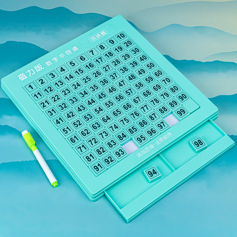 数字华容道逻辑思维益智磁力智力