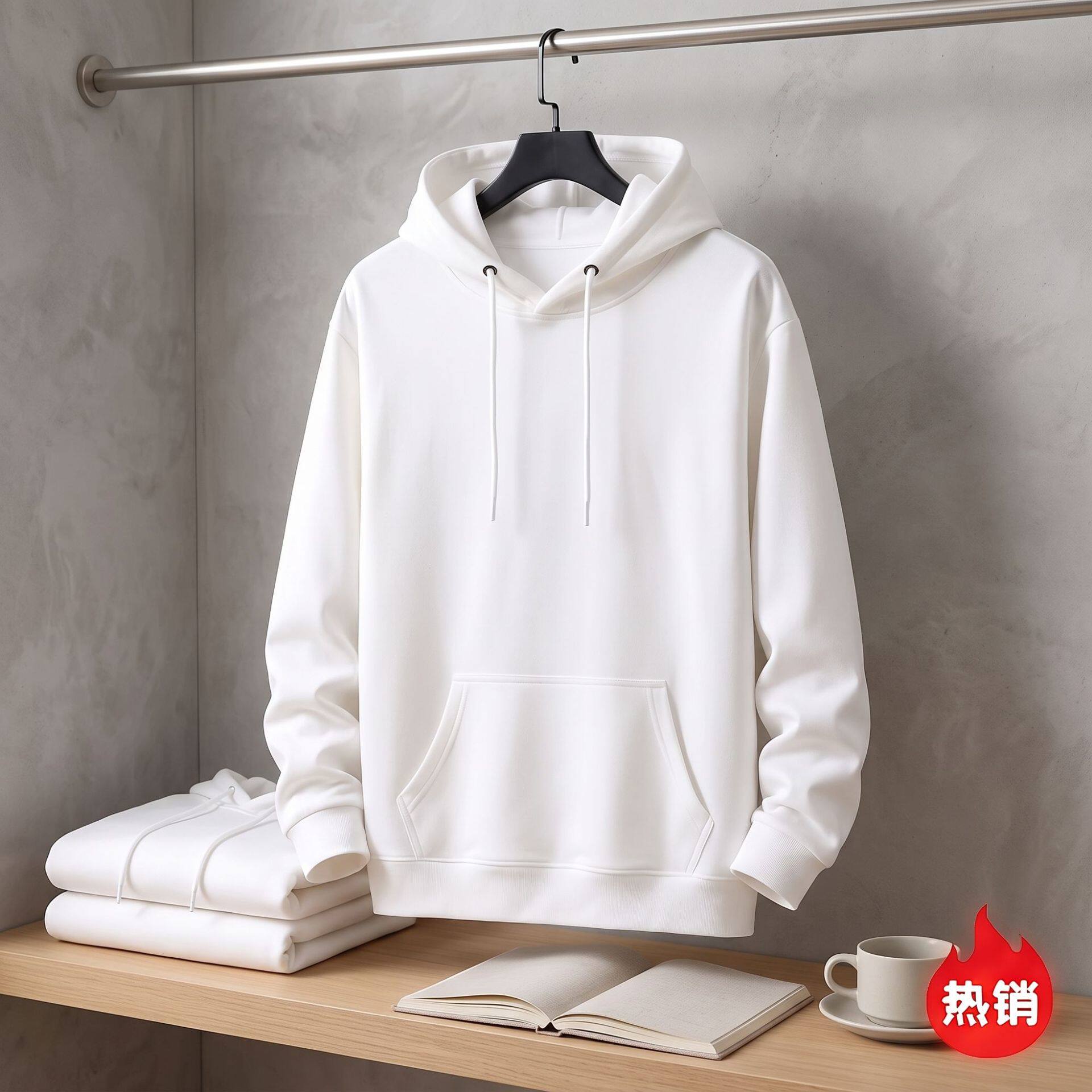 卫衣男款春秋宽松款休闲打底衫卫衣松弛款圆领卫衣连帽长袖男t恤