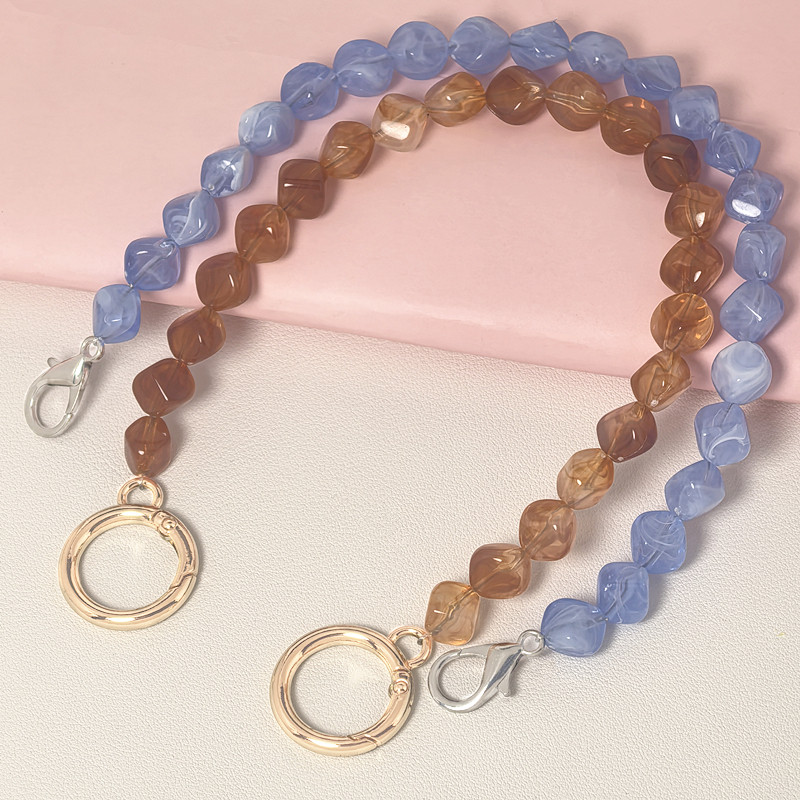 异形巴洛克串珠包包链条手提手拎腋下肩带手工百搭装饰手机链替换