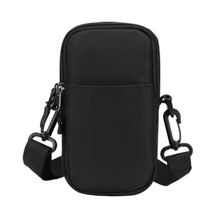 适用于6.7寸苹果13p斜挎手机包防水腰包穿皮带迷你单肩小背包竖版