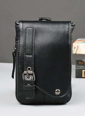 6寸oppor9splus挂腰包 苹果6三星手机包荣耀v9男士潮单肩斜跨小包