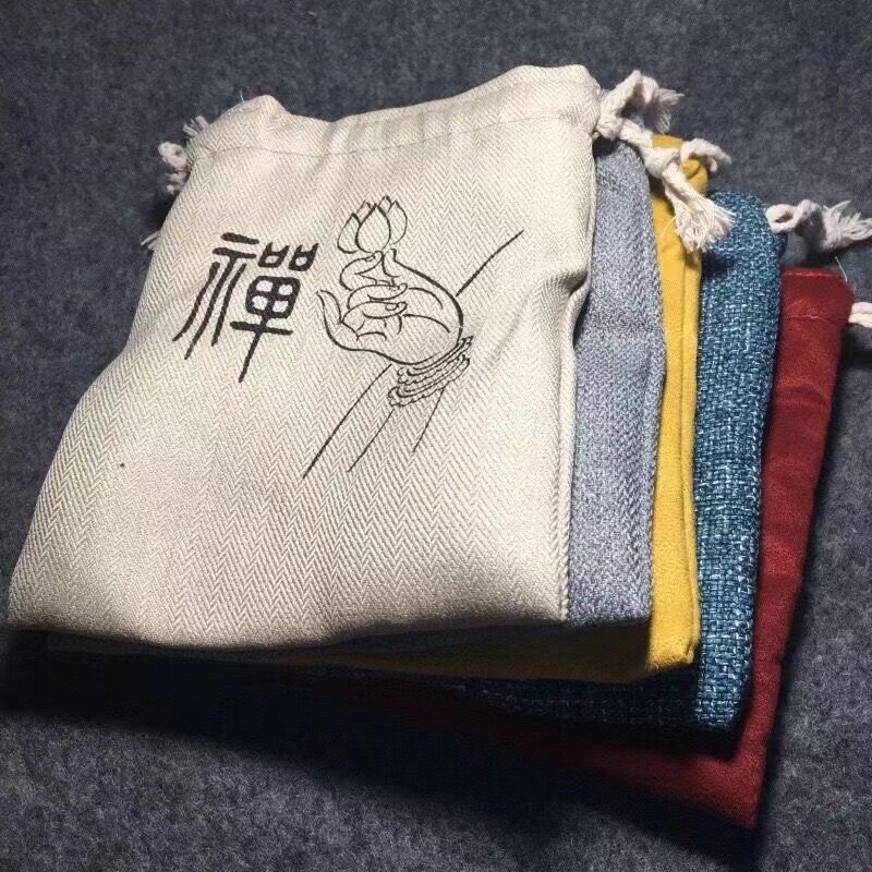 加厚大号文玩袋棉麻禅意布袋绒布袋抽绳束口袋盘佛珠手串收纳袋,饰品/流行首饰/时尚饰品新,首饰袋,淘宝优惠券,粉丝福利购,淘宝优惠卷
