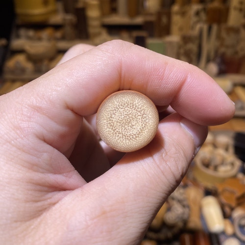 19-55mm满密短圆，一物一链接，远山工实心玉竹手把件
