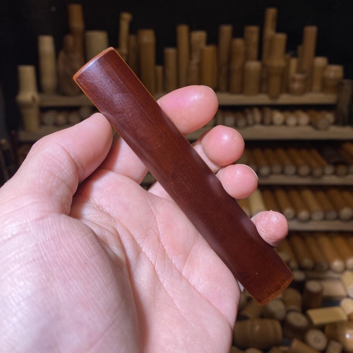 20-121-8mm老煤竹双面合青长条，一物一链接，拍了下架，远山工