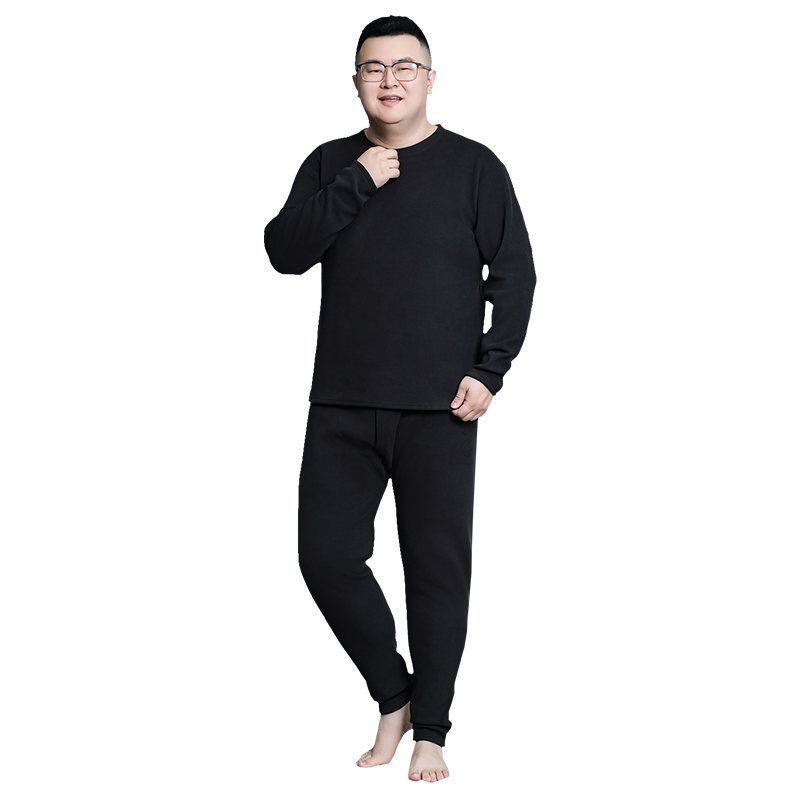 宝盾狼加厚加绒大码男士保暖内衣