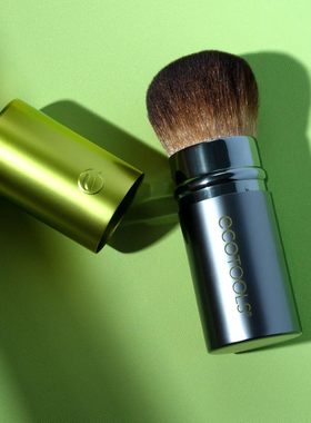 EcoTools-美国可伸缩收纳盖面部化妆刷粉底刷腮红刷散粉刷美妆刷