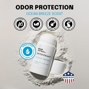 Bump Patrol-天然防异味无铝除臭剂海风香温和呵护敏感肌肤除臭棒