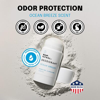 Bump Patrol-天然防异味无铝除臭剂海风香温和呵护敏感肌肤除臭棒