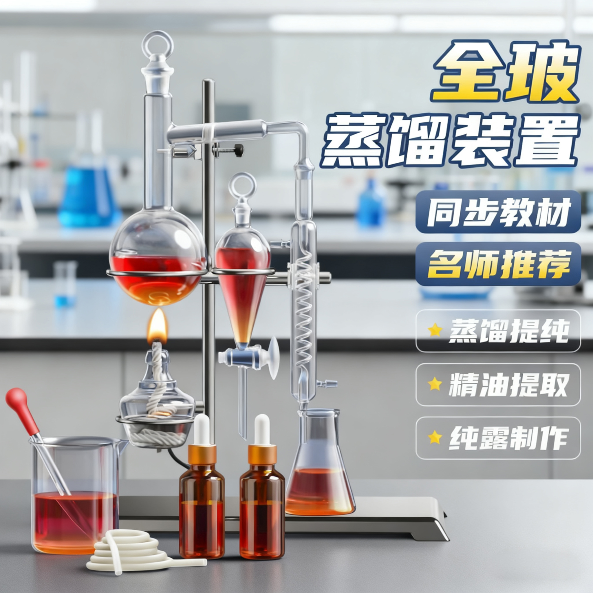 蒸馏装置全新升级教材同款