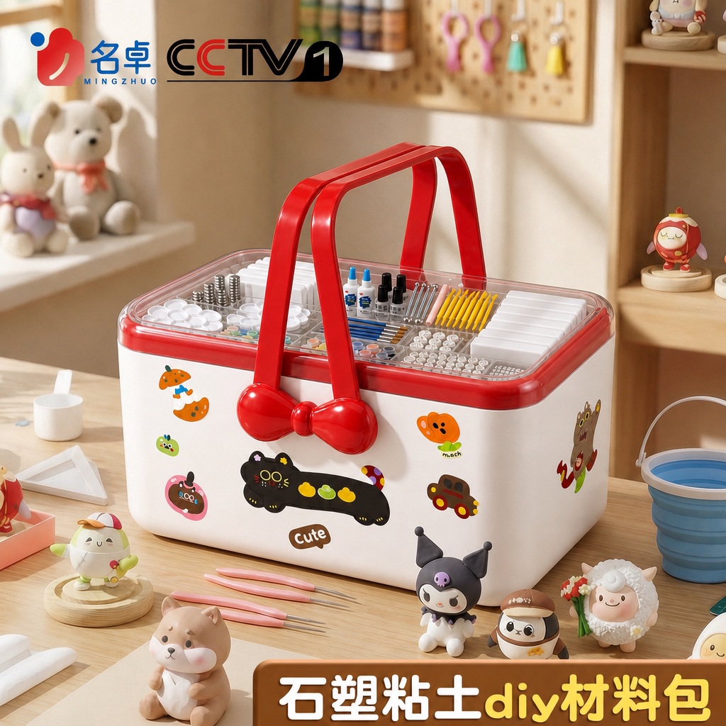 石塑粘土diy材料包豪华套装免烧图片