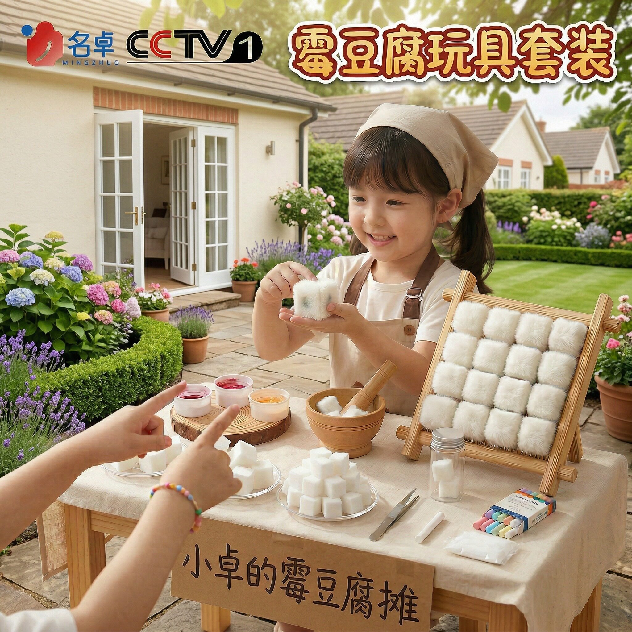 霉豆腐玩具套装仿真自制作手工diy材料包女孩过家家迷你儿童玩具