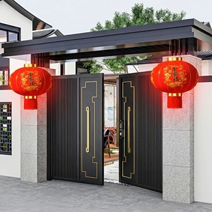 红灯笼新款2026年挂饰中国风大门口一对马年阳台玄关过年专用led