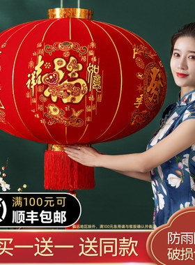 新年马年灯笼新款2026年挂饰大门口一对手工diy玄关过年专用led灯