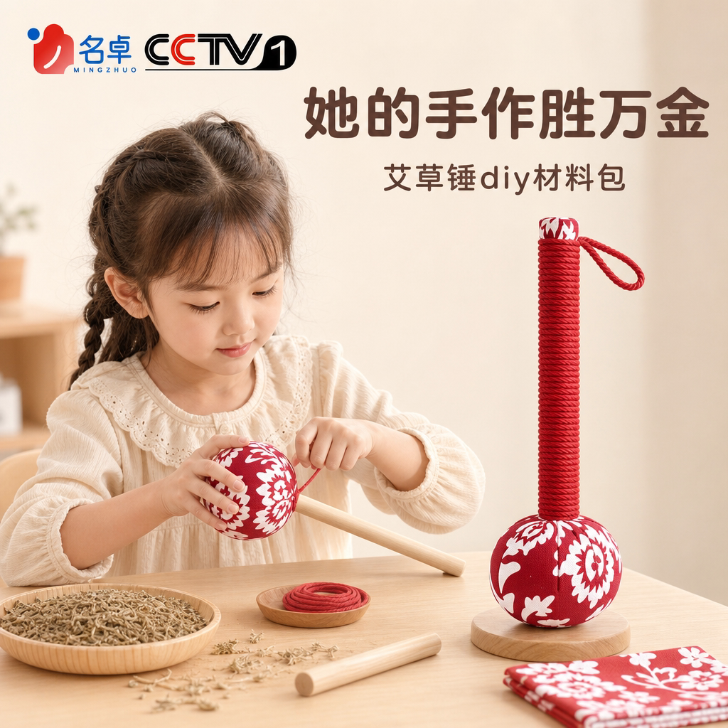 艾草锤diy材料包幼儿园批发