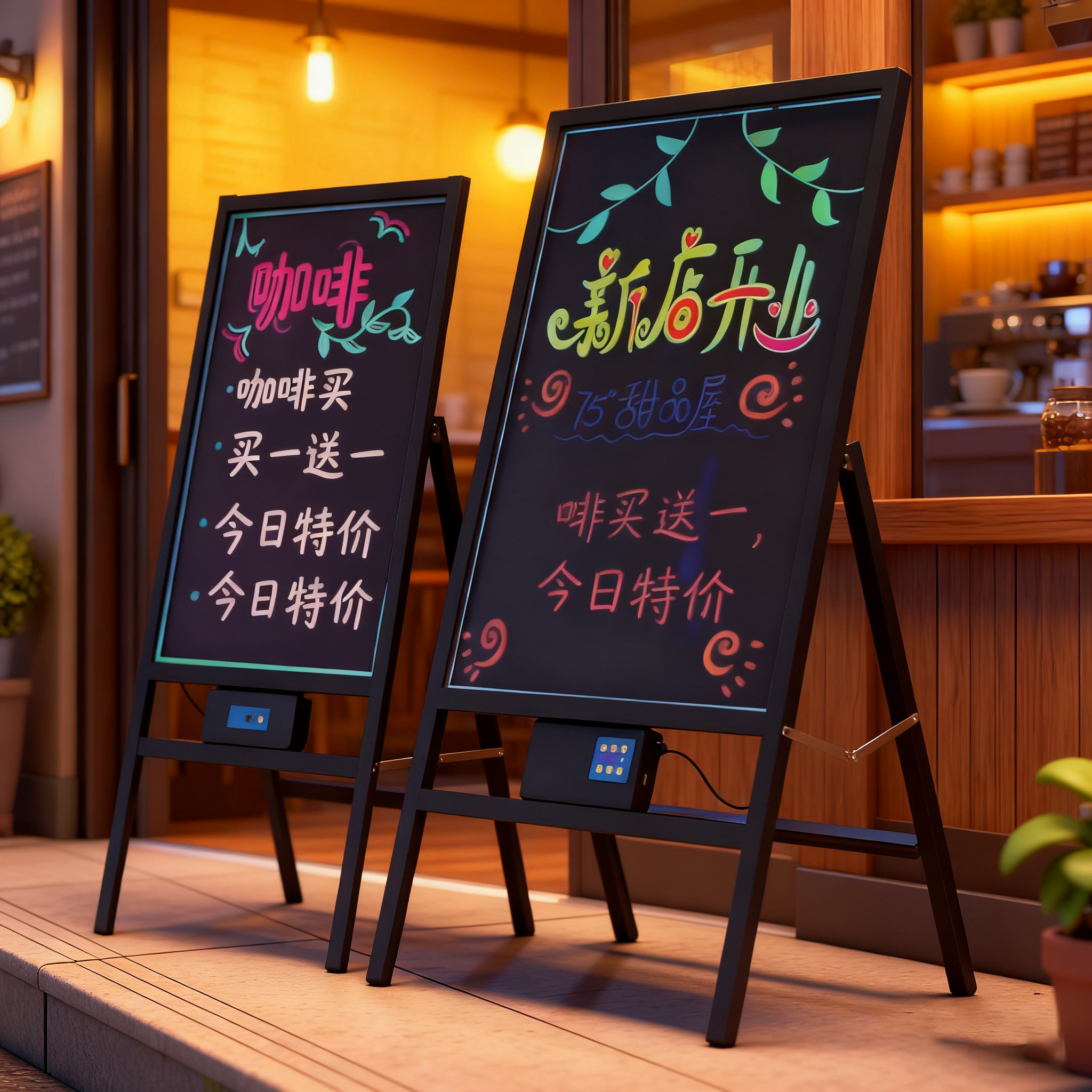 荧光板广告板发光价格展示牌手写板夜光广告牌黑板夜市摆摊广告牌