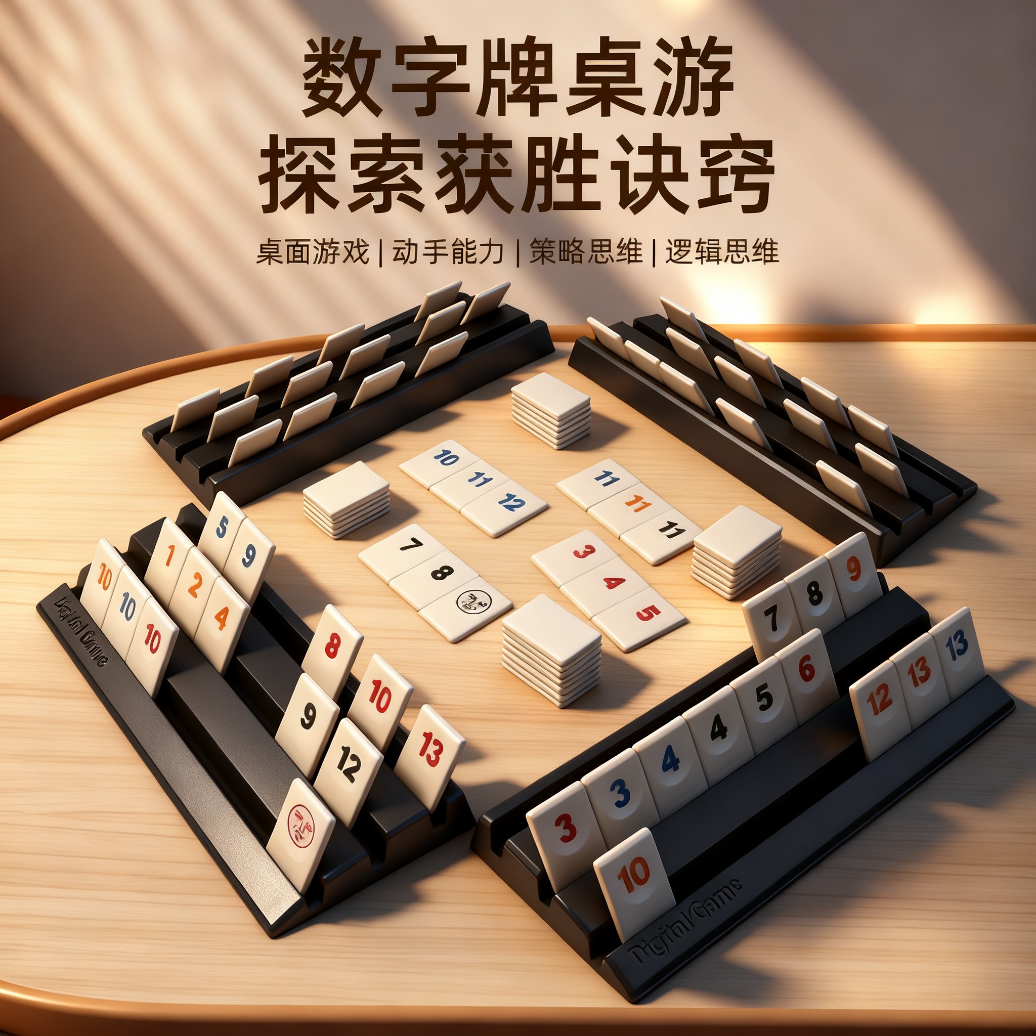 正版Rummikub拉密桌游