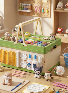 石塑粘土diy材料包套装工具玩具模具黏土儿童手工小学生专用免烧烤亮油轻泥塑彩泥橡皮泥石膏可塑软陶泥白色