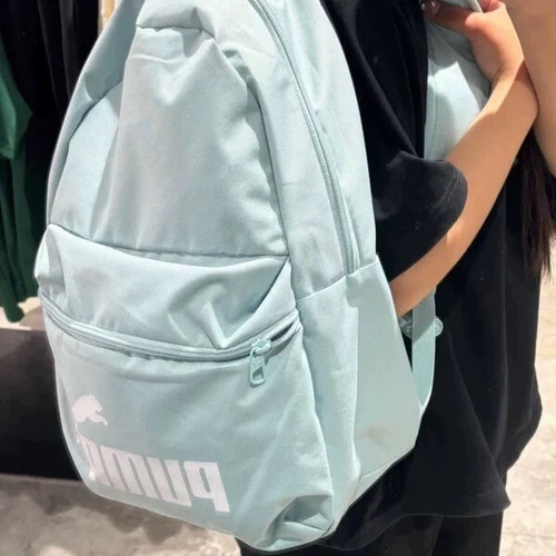 PUMA彪马男女同款经典LOGO大容量学生电脑包双肩背包书包077482