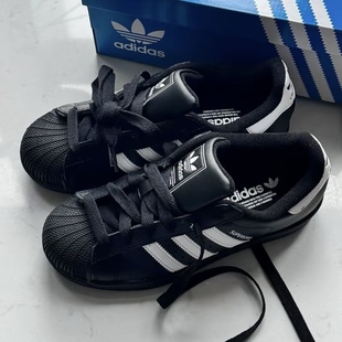 运动复古休闲贝壳头板鞋 adidas 男女同款 2新款 JI0079 SUPERSTAR