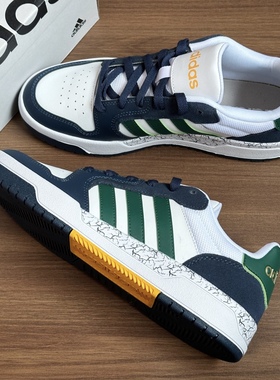 阿迪达斯Adidas Neo Entrap低帮复古防滑运动休闲板鞋JQ5047