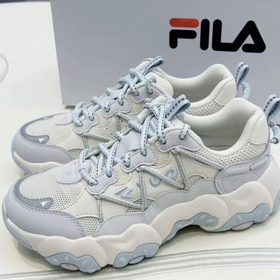 FILA斐乐FLUID 6猫爪女低帮复古轻便透气休闲运动鞋F12W522111FSS