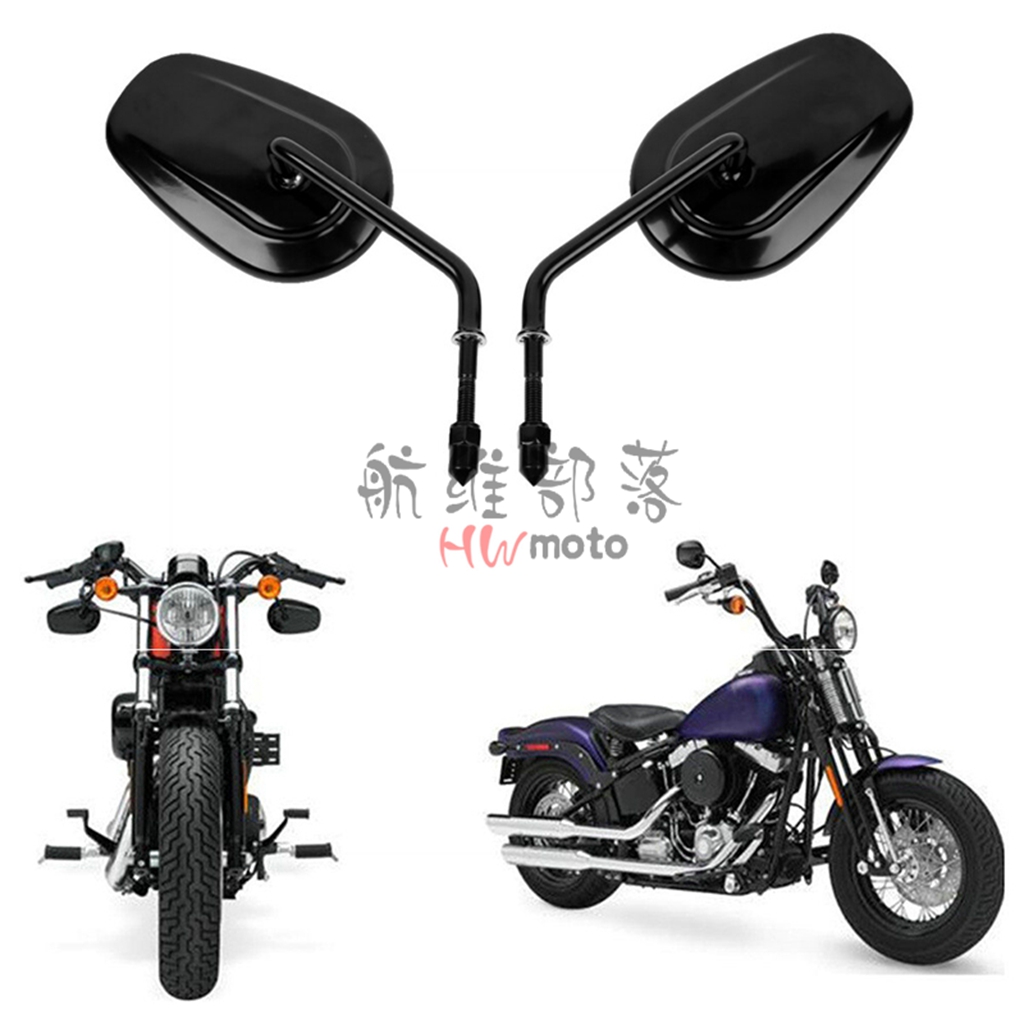适用哈雷XL883 XL1200 X48硬汉戴娜 威路德 出口品质后视镜反光镜