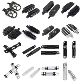 适用于复古雷电250 改装前脚踏 柴特 250 博格前脚踏 踏板 脚蹬