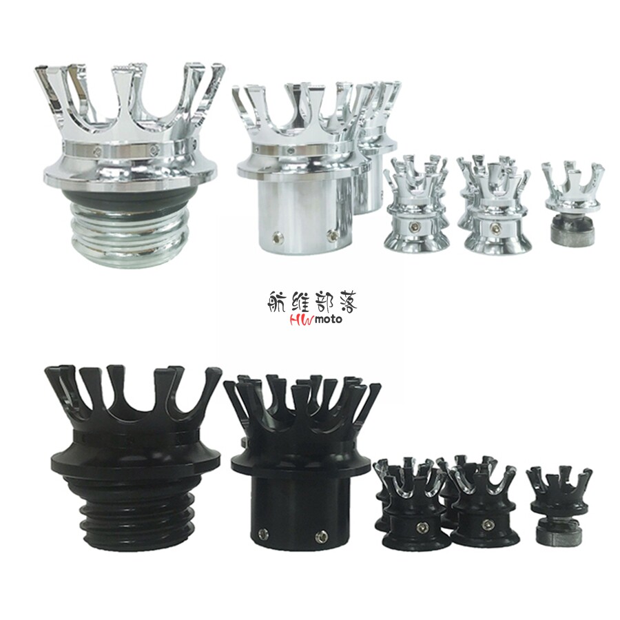 适用哈雷883戴娜1200 7248皇冠油箱盖轴盖发动机气缸盖帽后座螺丝
