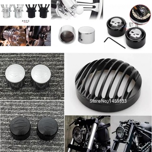 适用建设香帅XS650N改装前轴盖国产883前轴装饰盖大灯罩