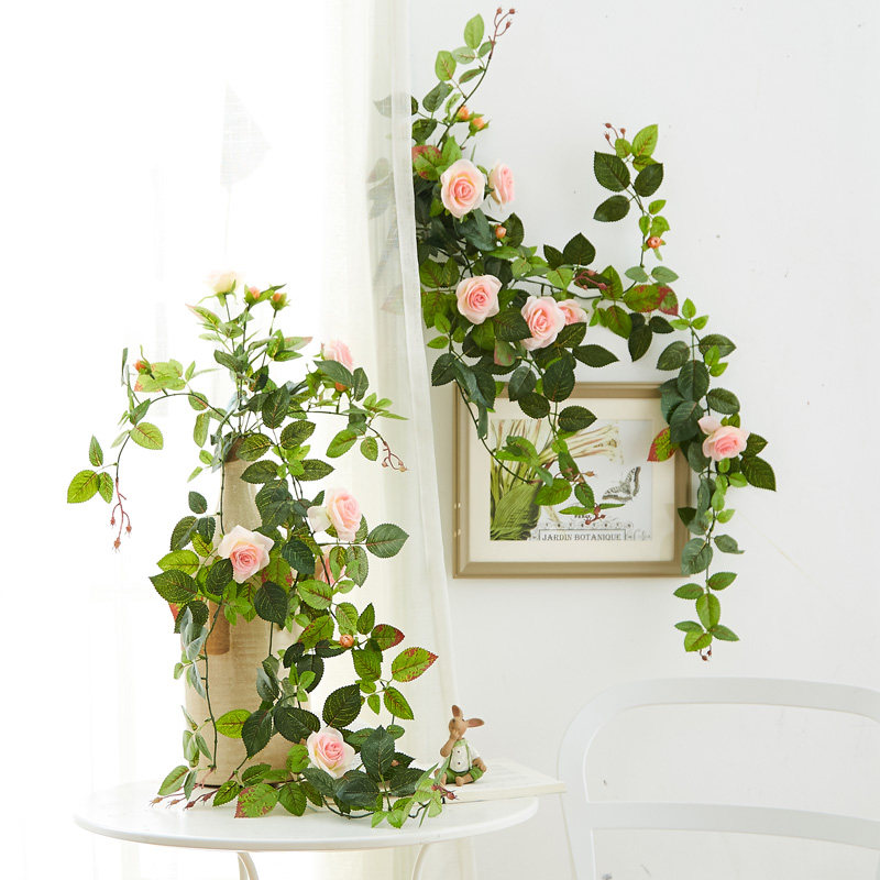 Simulation roses Wall hanging Home Furnishing Wall hangings a living room Hanging orchids indoor Hanging basket Hanging flower Flower vinein the Home accessories , Mural  category - from Buy2taobao.com to provide professional Taobao agent buy service