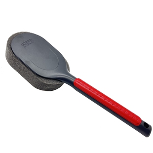 新格轮胎上蜡刷海绵长柄专用车清洁轮毂清洗车工具汽车轮胎上光刷