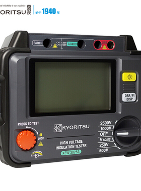 共立KEW3121B/3122B/3123A绝缘电阻测试仪兆欧表摇表3121A/3122A