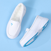 护士鞋 大码 女秋冬季 软底不累脚防滑厚底增高医护舒适百搭工作棉鞋