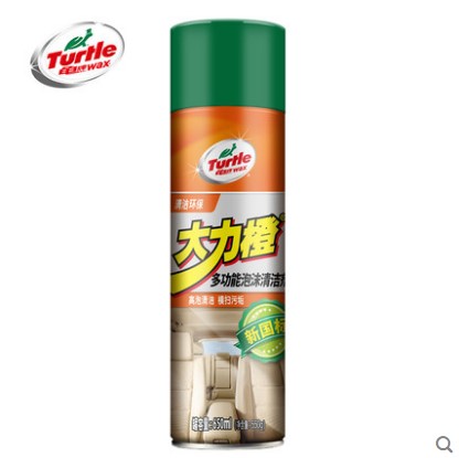 龟牌大力橙多功能泡沫汽车内饰清洁清洗剂真皮革座椅去污用品新款