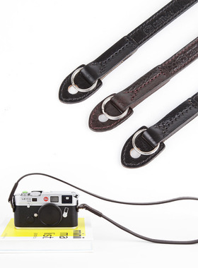 【cam-in】真皮摄影单反相机背带 微单牛皮肩带 圆孔型 CS210