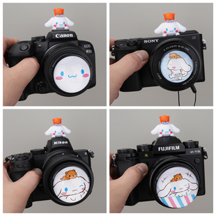 大耳狗相机镜头盖热靴适用佳能R50富士XT50XM5尼康Z30索尼ZVE